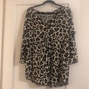 Cheetah print Blouse